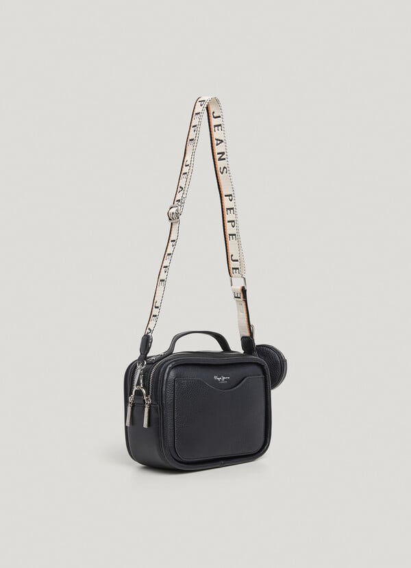 Pepe Jeans bandolera efecto piel con logo Oferta exclusiva