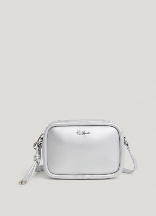 Pepe Jeans bandolera metalizada efecto piel Outlet online