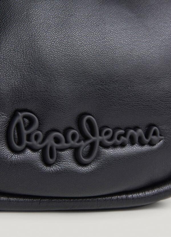 Pepe Jeans bolso media luna efecto piel Venta caliente