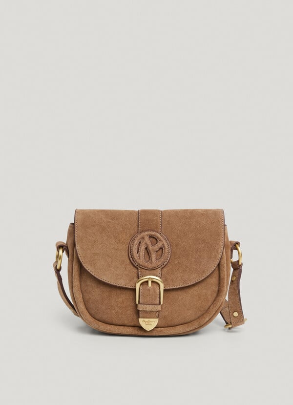 Pepe Jeans bolso con solapa ante En oferta
