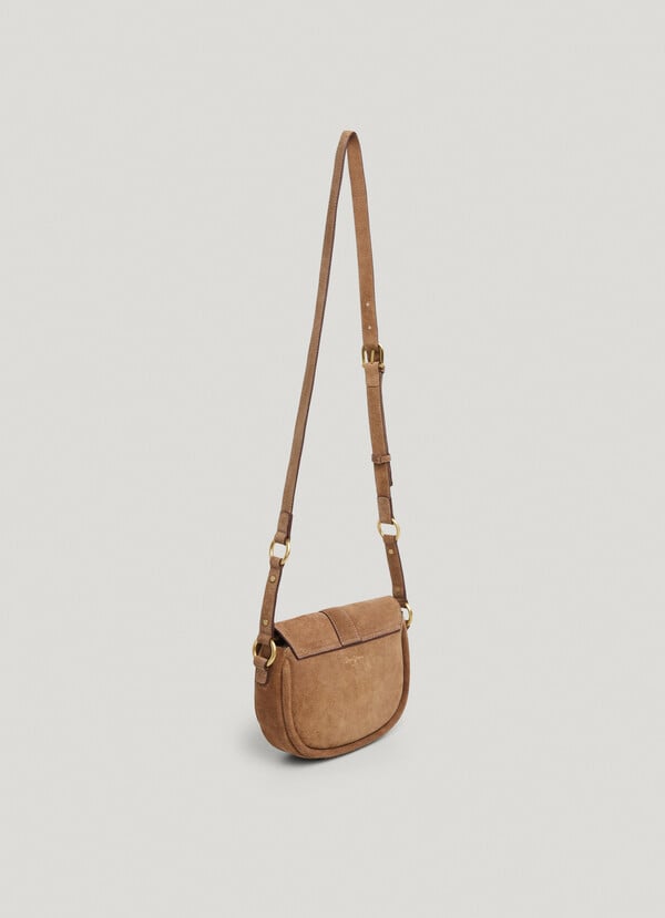 Pepe Jeans bolso con solapa ante En oferta