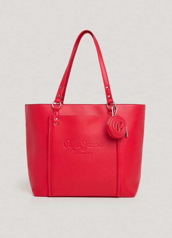 Pepe Jeans bolso tote efecto piel con logo Mejor oferta