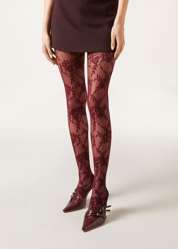 Calzedonia Pantis Tul con Flores Último día