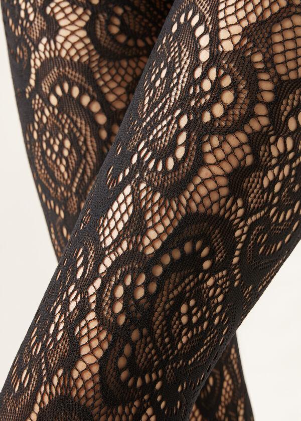 Calzedonia Pantis Rejilla Efecto Macramé Solo queda un día