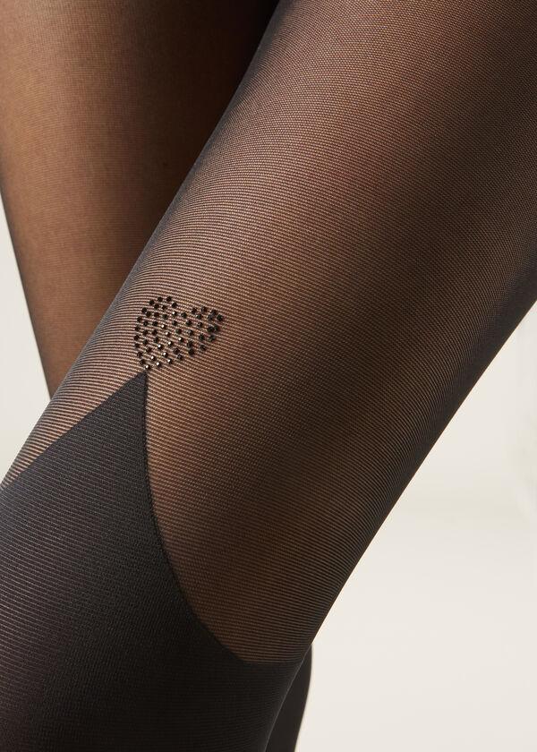 Calzedonia Pantis Longuette Strass Liquidación