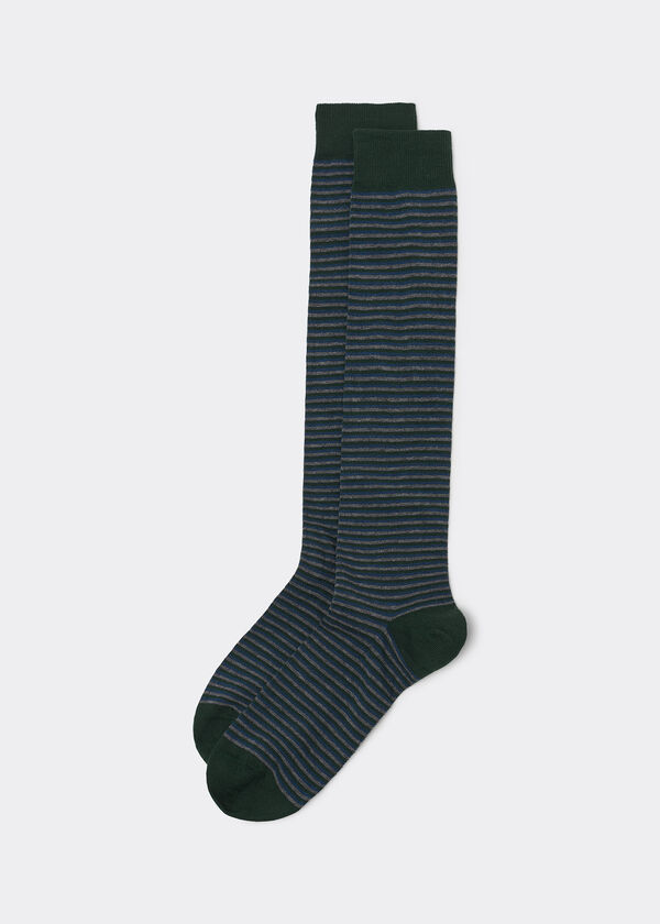 Calzedonia Calcetines Largos Rayas Hombre