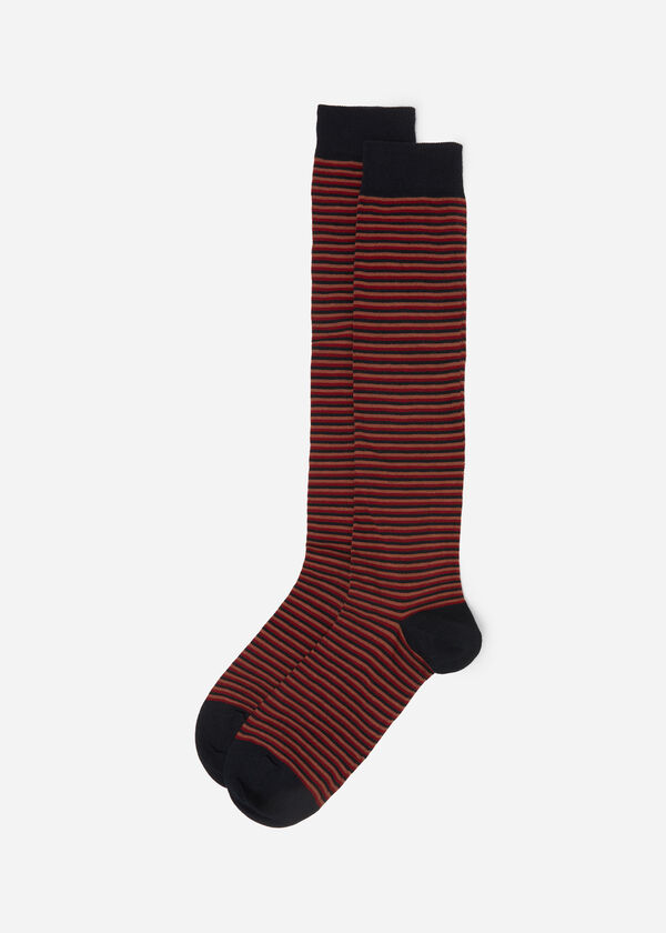 Calzedonia Calcetines Largos Rayas Hombre