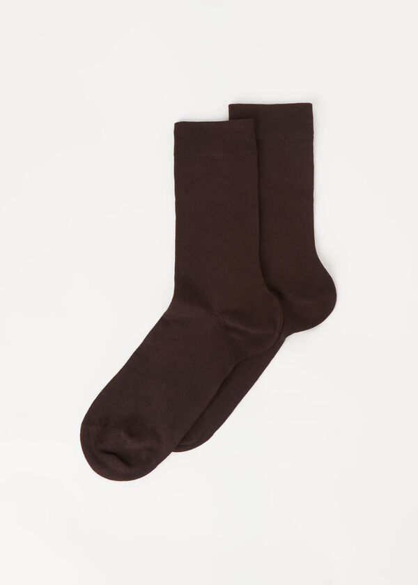 Calzedonia Calcetín de hombre en algodón satinado