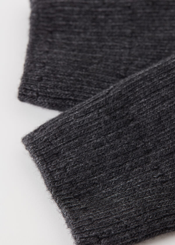 Calzedonia Calcetines Cortos Acanalados con Lana y cashmere Liquidación