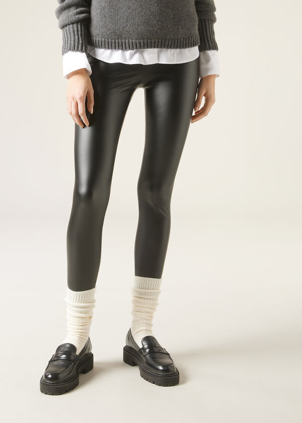 Calzedonia Leggings Efecto Piel Tienda de fábrica