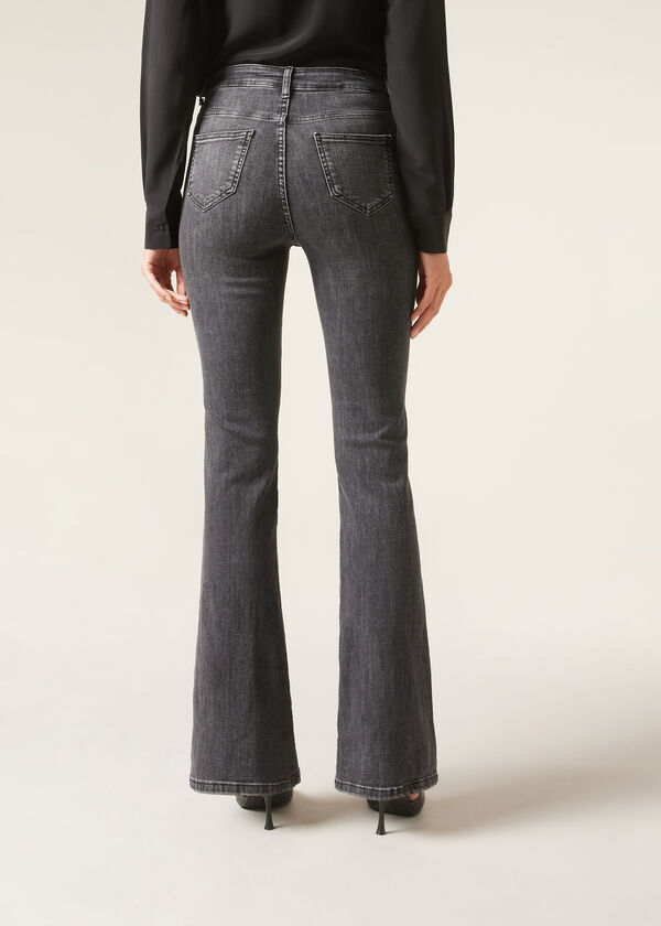 Calzedonia Vaqueros Elásticos Acampanados Oferta exclusiva