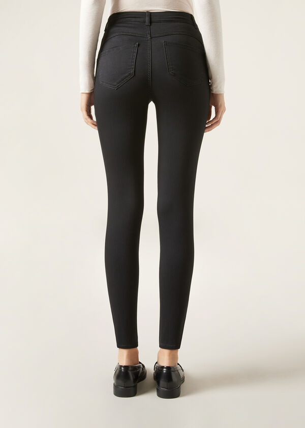 Calzedonia Vaqueros Push Up Skinny de Cintura Alta Soft Touch Grandes ahorros