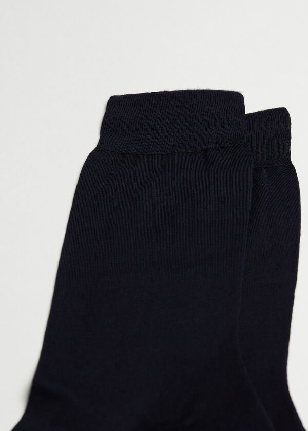Calzedonia Calcetines Hombre con Hilo de Escócia Último día