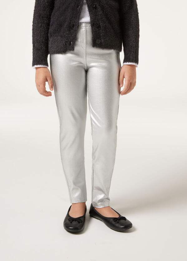 Calzedonia Pantalon Skinny Efecto Metalizado Rebajas de fin de temporada