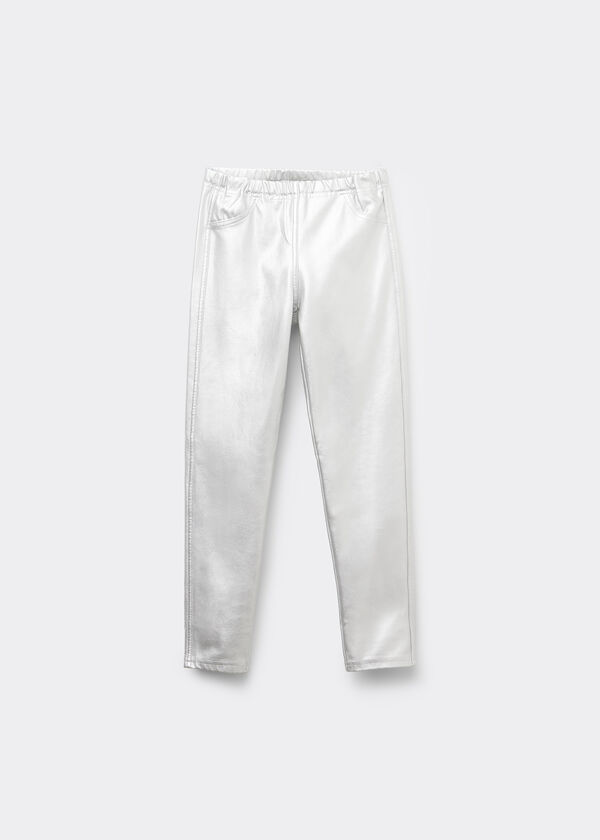 Calzedonia Pantalon Skinny Efecto Metalizado Rebajas de fin de temporada