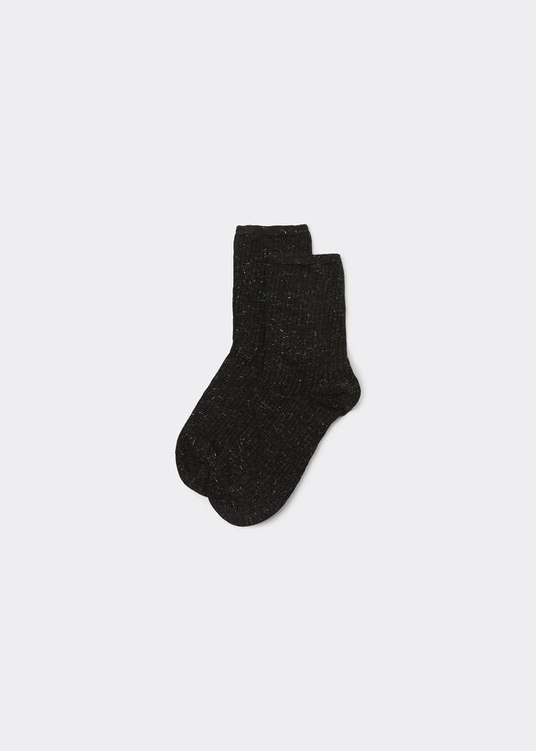 Calzedonia Calcetines con Cashmere y Purpurina Niña