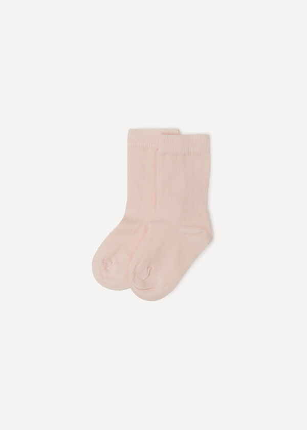 Calzedonia Calcetines Cortos en Algodón de Recién Nacido