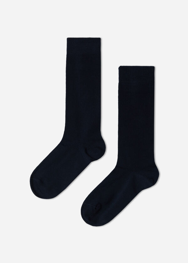 Calzedonia Calcetines Largos de Algodón de Niño