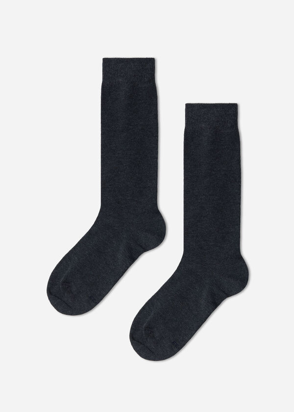 Calzedonia Calcetines Largos de Algodón de Niño