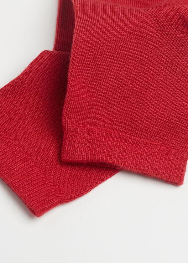 Calzedonia Calcetines para niños de algodón cortos transpirables 2025