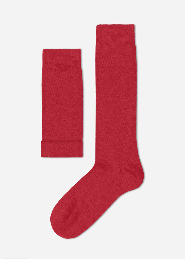 Calzedonia Calcetines Largos de Algodón de Niño