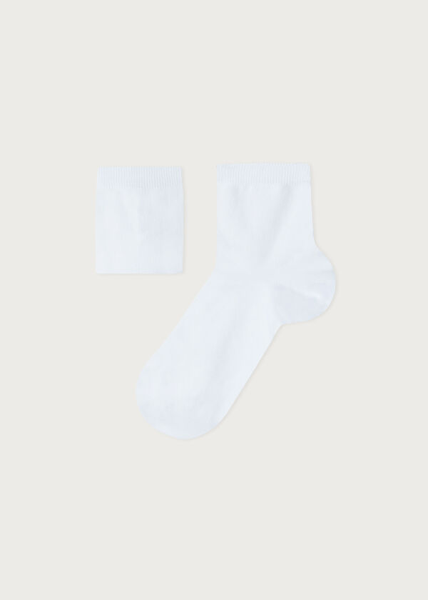 Calzedonia Calcetines para niños de algodón cortos transpirables
