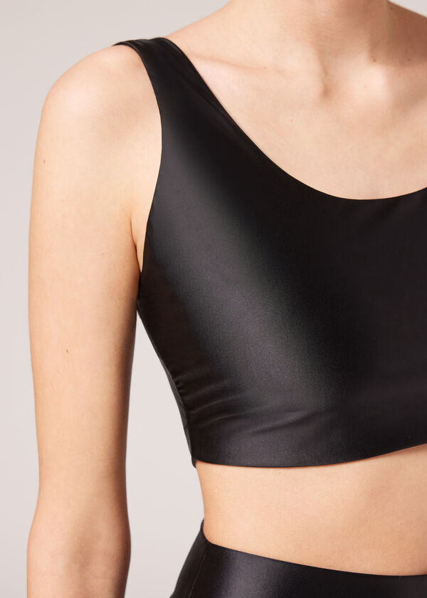 Calzedonia Top Sin Costuras Súper Brillante Tienda