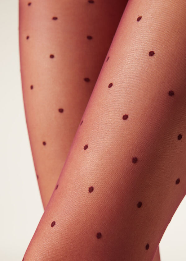 Calzedonia Pantis transparentes lunares Solo hoy