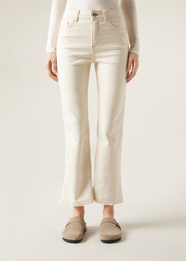 Calzedonia Vaqueros Acampanados Cropped COMPRAR AHORA