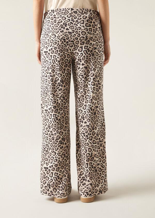 Calzedonia Pantalón Palazzo Luxlounge Animalier Promoción por tiempo limitado