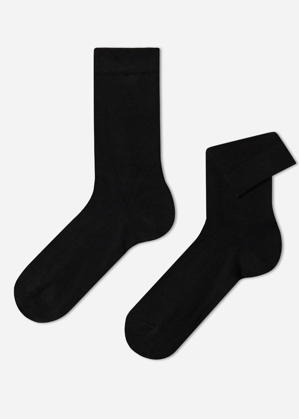 Calzedonia Calcetines Cortos de Hombre en Lana y Algodón