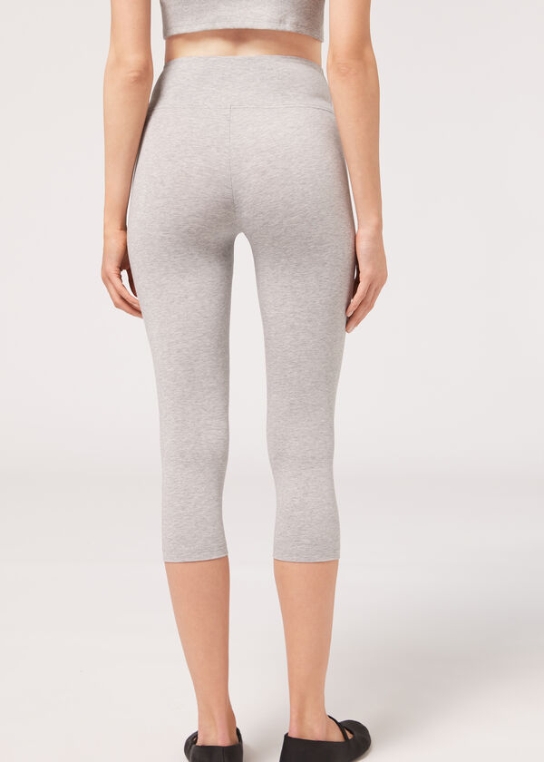 Calzedonia Leggings Capri De Algodón Ligero Outlet online