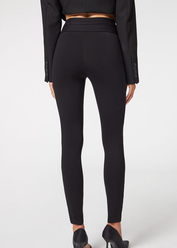 Calzedonia Pantalón Sailor Efecto Shapping Con Detalle Botones Libre de impuestos
