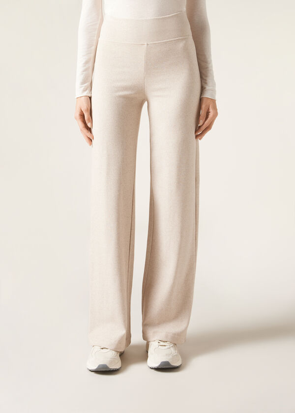 Calzedonia Pantalón Palazzo con Cashmere