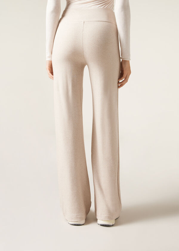 Calzedonia Pantalón Palazzo con Cashmere Promoción trimestral