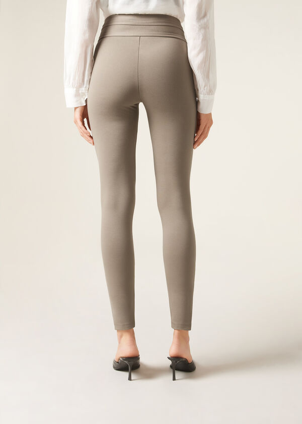 Calzedonia Pantalón Sailor Efecto Shapping Con Detalle Botones Superdescuento