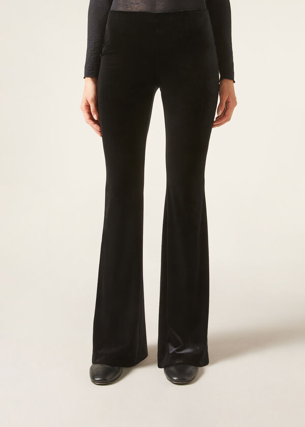 Calzedonia Pantalón Flare Terciopelo Liquidación