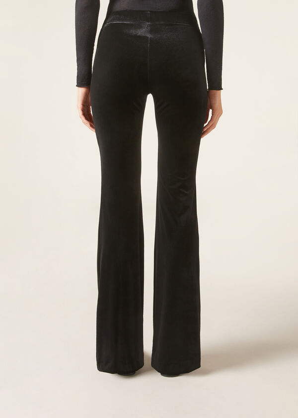 Calzedonia Pantalón Flare Terciopelo Liquidación
