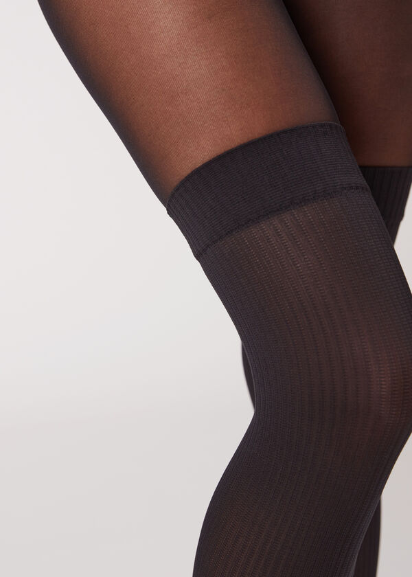 Calzedonia Panty Efecto Calza Canalé Grandes ahorros