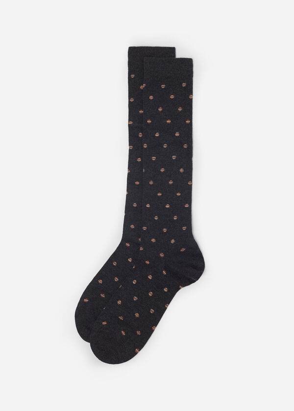 Calzedonia Calcetines Largos Topos Hombre