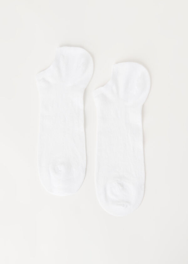 Calzedonia Calcetines Tobilleros Unisex de Algodón y Lino
