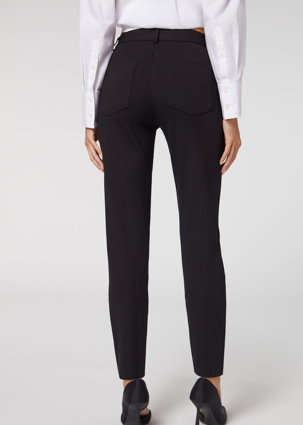 Calzedonia Leggings Cinco Bolsillos Punto Milano Descuento por venta flash