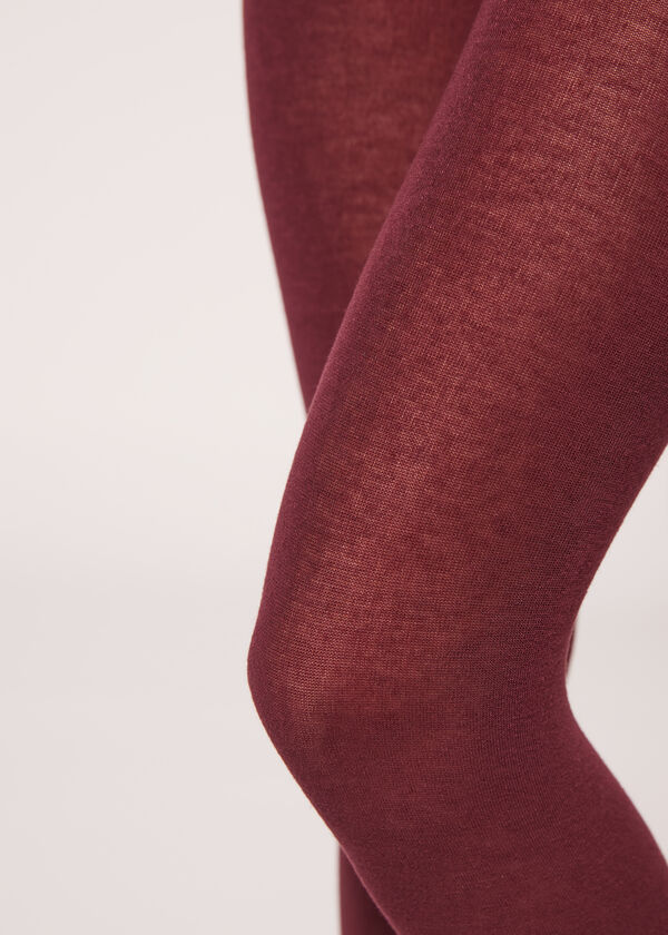 Calzedonia Pantis Tupidos De Modal y Cashmere Descuento