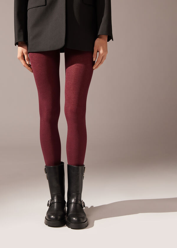 Calzedonia Pantis Tupidos De Modal y Cashmere Descuento