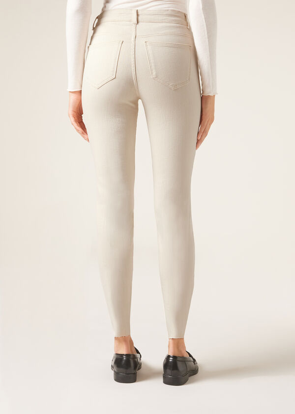 Calzedonia Pantalón Súper Skinny Detalle Botones Ofertas especiales