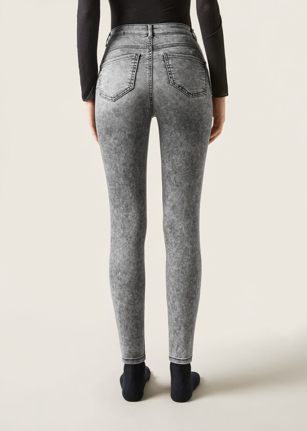 Calzedonia Vaqueros Push Up Skinny de Cintura Alta Soft Touch Precio ultrabajo