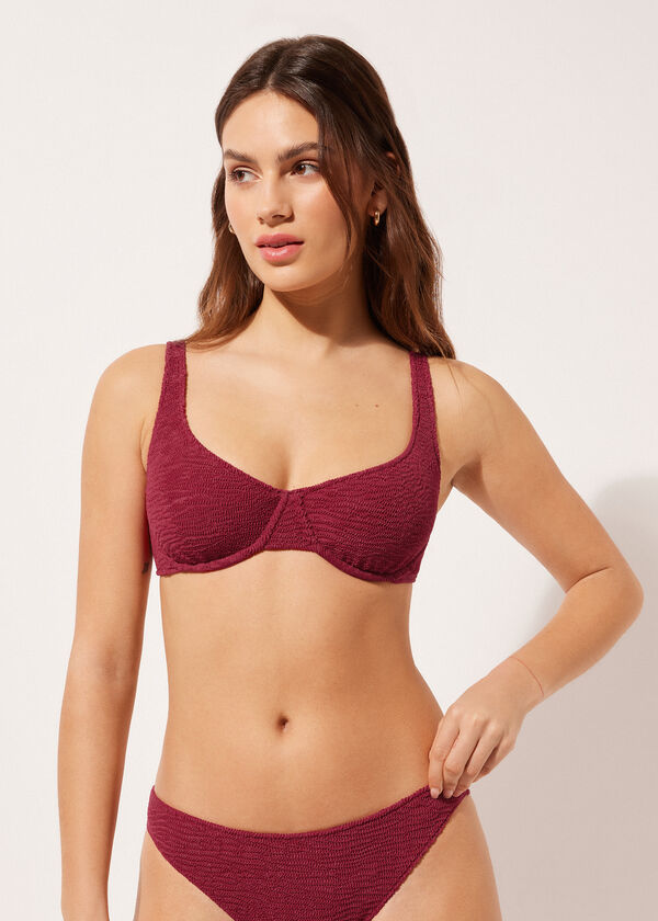 Calzedonia Bikini Balconette Crinkle Waves Descuento