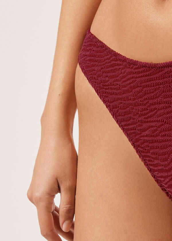 Calzedonia Brasileña Bikini Crinkle Waves Liquidación