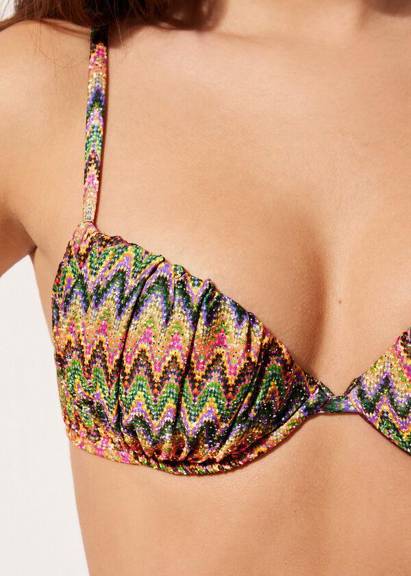 Calzedonia Bikini Push-up Bright Optical Rebajas online