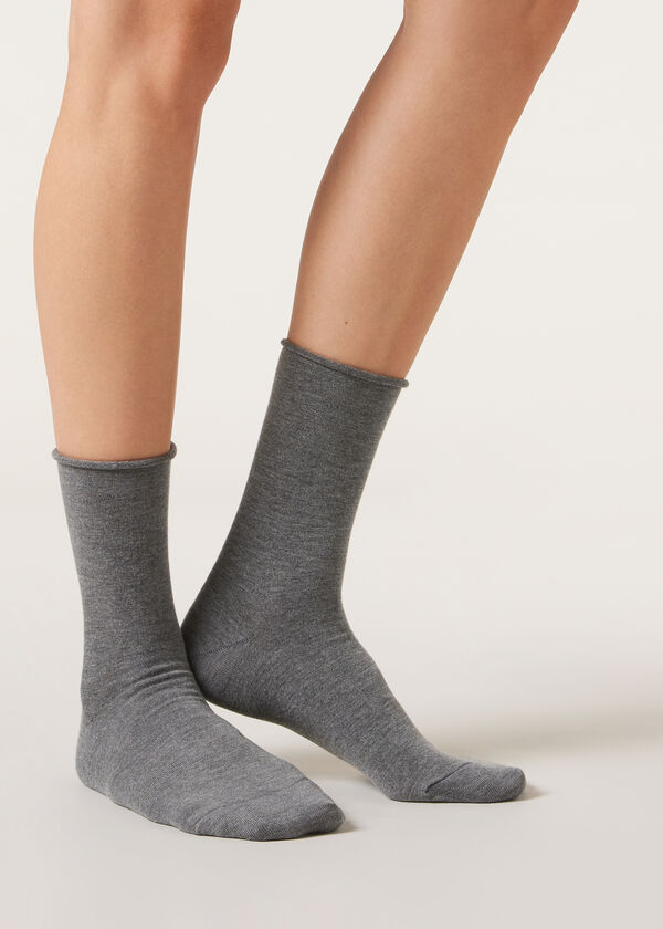 Calzedonia Calcetines cortos con cachemira